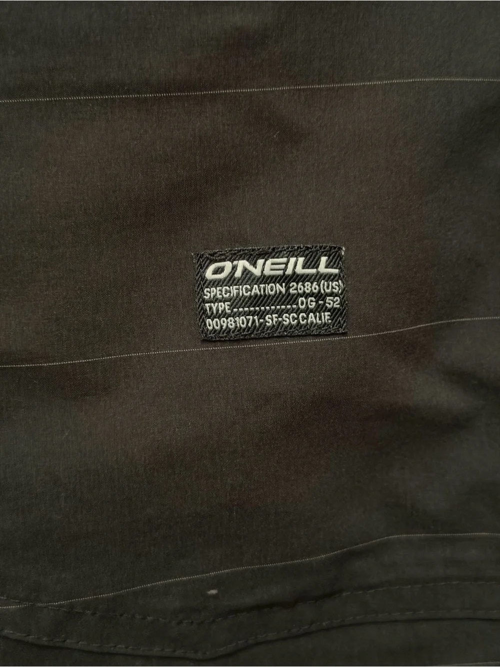 O'Neill Black Striped Surf Short